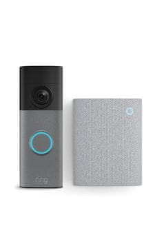 Ring Ring Wired Video Doorbell (najn. gen.) + Chime (3. gen.), 2K, optimiziran zoom