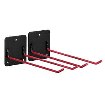 MG Garden Hook držalo za vrtno orodje 2ks, črno / rdeče