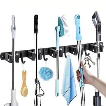 MG Tool Rack držalo za vrtno orodje, črno