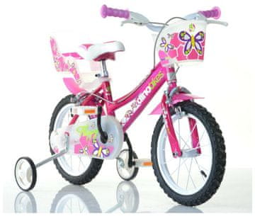 Dino bikes Otroško kolo 14 col SERIE 26 GIRL FUXIA