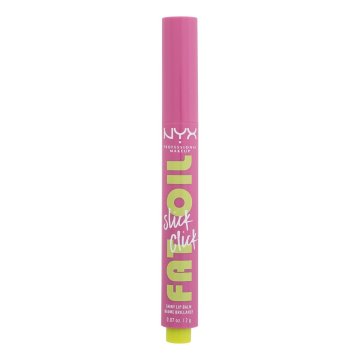 NYX Fat Oil Slick Click vlažilen in pigmentirani balzam za ustnice 2 g odtenek 07 DM Me