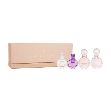 Bvlgari Discovery Set darilni set EDT Omnia Amethyste 5 ml + EDT Omnia Crystalline 5 ml + EDT Rose Goldea Blossom Delight 5 ml + EDP Rose Goldea Blossom Delight 5 ml za ženske