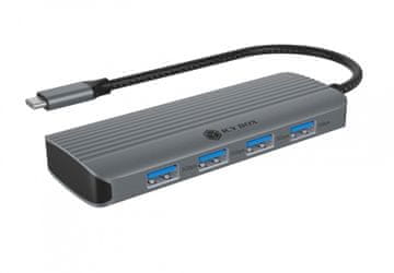 slomart Icy Box IB-DK4022a-CPD 6v1 USB-C Docking Station s PD