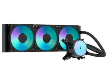 slomart Fractal Design Radius 360 RGB vodno hlajenje, črno