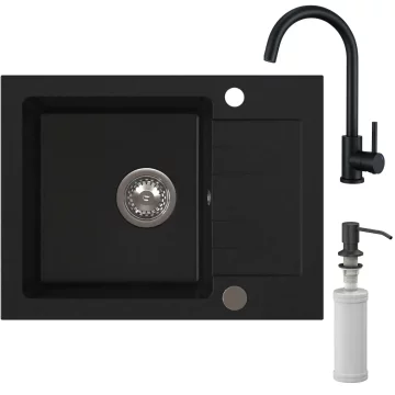 HOMEVELLO Pomivalno korito MIXA 581101 BLACK SET