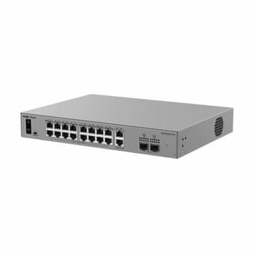 Ruijie Reyee stikalo Giga 18-port 16xPoE 2xSFP Managed rack RG-ES220GS-P-V2