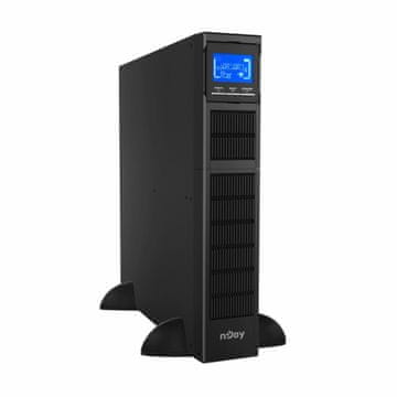 NJOY UPS rack/tower 3000VA čisti sinus On-Line Balder 3000