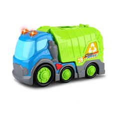 Alltoys Kiddy Go! Smetarski tovornjak s svetlobnimi in zvočnimi učinki, 31 cm