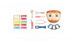 Alltoys Komplet plastelina Zobozdravnik, 18 kosov