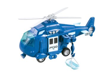 Alltoys Policijski helikopter v merilu 1:20 s svetlobnimi in zvočnimi učinki