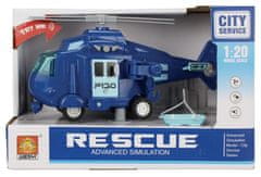 Alltoys Policijski helikopter v merilu 1:20 s svetlobnimi in zvočnimi učinki