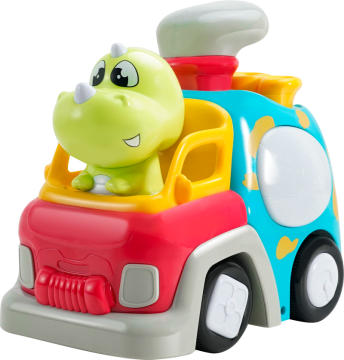 Alltoys Kiddy Go! Avtomobilček z dinozavrom, s svetlobnimi in zvočnimi učinki