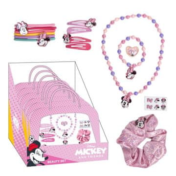 Alltoys Otroški komplet nakita in dodatkov za lase Disney Minnie v torbici