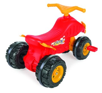 Pilsan Otroški pedalni štirikolesnik ATV, rdeč