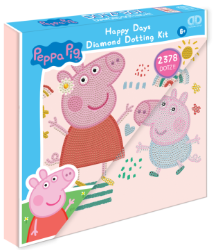 ADC Blackfire Ustvarjalni diamantni komplet Peppa Pig Dotzies
