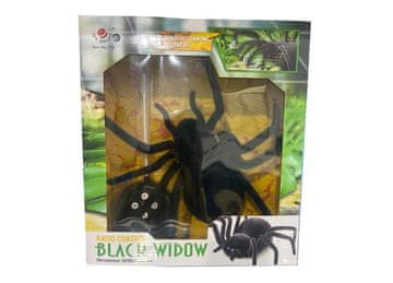 Alltoys Daljinsko voden RC pajek Črna vdova z osvetljenimi očmi
