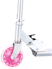 Alltoys Aluminijast zložljiv skiro roza, nosilnost do 50 kg
