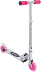 Alltoys Aluminijast zložljiv skiro roza, nosilnost do 50 kg