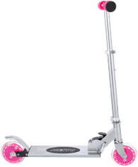 Alltoys Aluminijast zložljiv skiro roza, nosilnost do 50 kg
