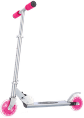 Alltoys Aluminijast zložljiv skiro roza, nosilnost do 50 kg