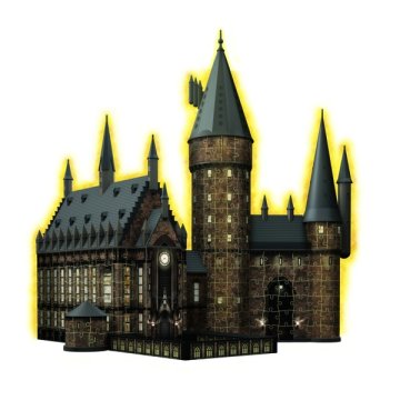 Ravensburger 3D sestavljanka Harry Potter: Bradavičarka – Velika dvorana LED