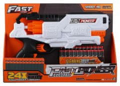 Alltoys Baterijski blaster Fast z 24 mehkimi penastimi naboji