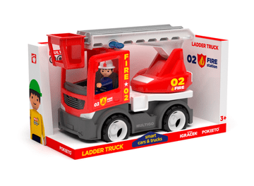 EFKO Multigo Fire gasilsko vozilo z lestvijo in gasilcem