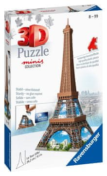 Ravensburger 3D sestavljanka – mini Eifflov stolp, 54 delov