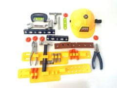 Alltoys Otroški komplet plastičnega orodja s čelado