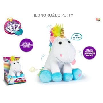 Alltoys Interaktivni samorog Puffy z zvoki smeha in prdenja