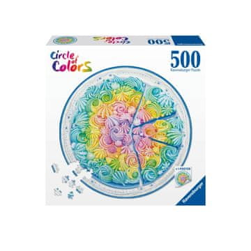 Ravensburger Ravensburger sestavljanka Mavrična torta, 500 kosov