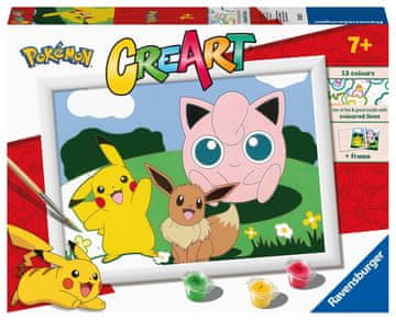 Ravensburger CreArt Pokémon – komplet za slikanje po številkah