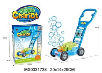Alltoys Otroška kosilnica za milne mehurčke z 2 nadomestnima polniloma
