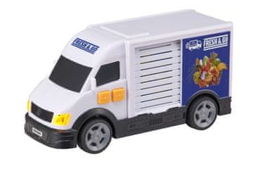 Alltoys Teamsterz tovornjak za dostavo živil s svetlobnimi in zvočnimi učinki