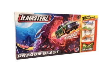Alltoys Teamsterz zmajeva dirkaška proga s 3 avtomobilčki