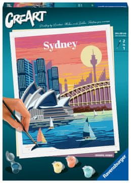 Ravensburger Slikanje po številkah CreArt Trendna mesta: Sydney