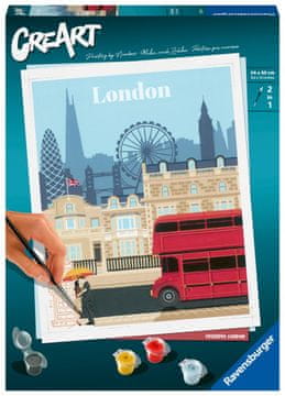 Ravensburger Slikanje po številkah CreArt Trendna mesta: London