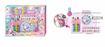 Alltoys Otroški komplet za nohte s torbico POP IT