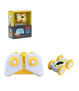 Alltoys Mini rumeni kaskaderski avto na daljinsko upravljanje