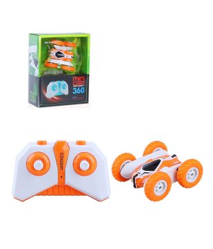 Alltoys Mini oranžni akrobatski avto na daljinsko upravljanje