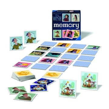 Ravensburger Spomin Disney: Želja – Ravensburger, 64 kartic