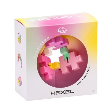 Epee Plus-Plus HEXEL Bubblegum – upogljiva antistresna igrača