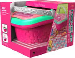 Alltoys Otroški kozmetični komplet v košarici, 18-delni