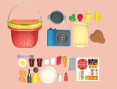 Alltoys Otroški piknik set – košara s hrano, 27 kosov
