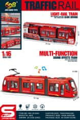 Alltoys Rdeči tramvaj, merilo 1:16