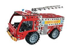 Alltoys Kovinski konstrukcijski komplet gasilski avto, 292 delov