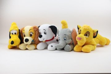 Alltoys Disney plišasta ležeča živalca z zvokom, 50 cm