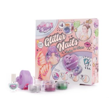 Alltoys Komplet za bleščeče nohte Love and Hugs