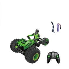 Alltoys Daljinsko vodeni transformacijski trikolesnik 2,4 GHz, zelen
