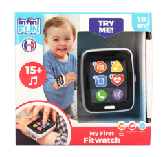 Alltoys Interaktivna otroška ura za igro s 15 zvoki in melodijami